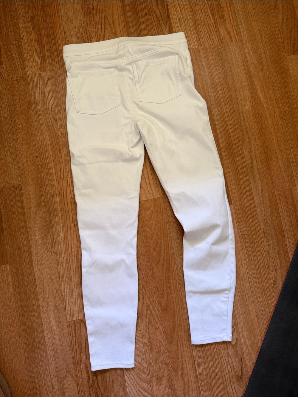 SPANX White Leggings with Nude Liner - Picture 3 of 4